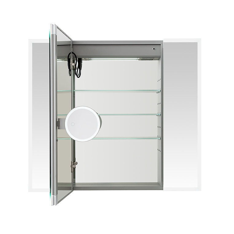 Edge Royale 36x32 LED Lighted Triple Door Medicine Cabinet