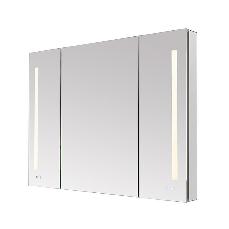 Signature Royale 36x36 LED Lighted Triple Door Medicine Cabinet