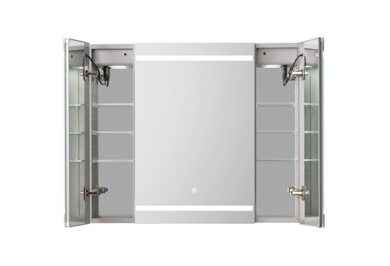 Royale Plus 36x30 LED Lighted Triple Door Medicine Cabinet