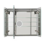 Edge Royale 36x32 LED Lighted Triple Door Medicine Cabinet