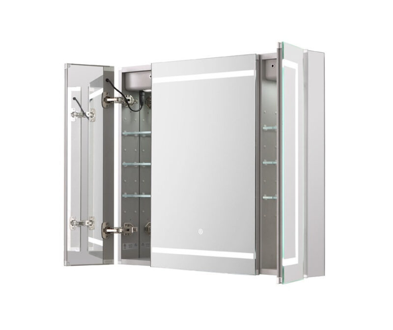 Royale Plus 36x30 LED Lighted Triple Door Medicine Cabinet