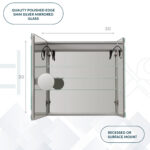 Royale Basic 30x30 LED Lighted Medicine Cabinet