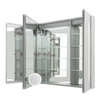 Signature Royale 36x36 LED Lighted Triple Door Medicine Cabinet