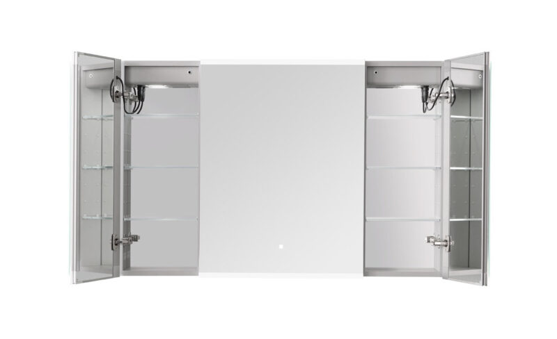 Edge Royale 48x32 LED Lighted Triple Door Medicine Cabinet