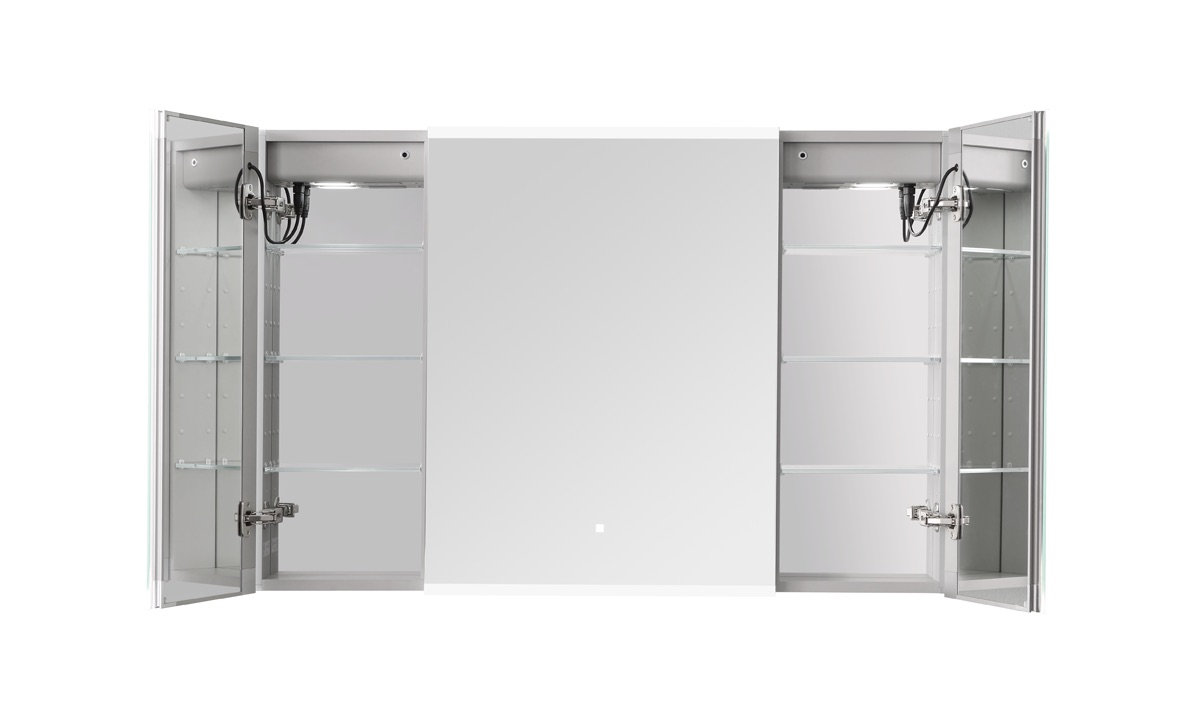3 Edge Royale 48x32 LED Lighted Triple Door Medicine Cabinet