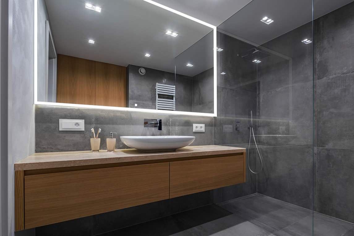 3 Edge 60x32 LED Lighted Bathroom Mirror