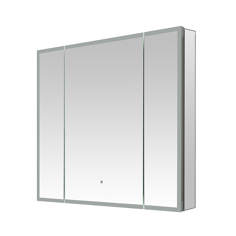 Edge Royale 36x32 LED Lighted Triple Door Medicine Cabinet