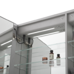 Signature Royale 60x36 LED Lighted Triple Door Medicine Cabinet