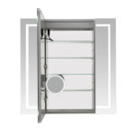 Royale Plus 40x36 LED Lighted Triple Door Medicine Cabinet