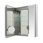 Edge Royale 36x32 LED Lighted Triple Door Medicine Cabinet