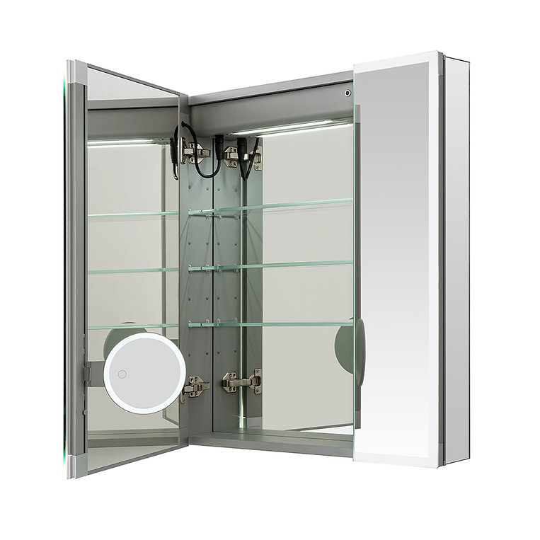 Edge Royale 36x32 LED Lighted Triple Door Medicine Cabinet