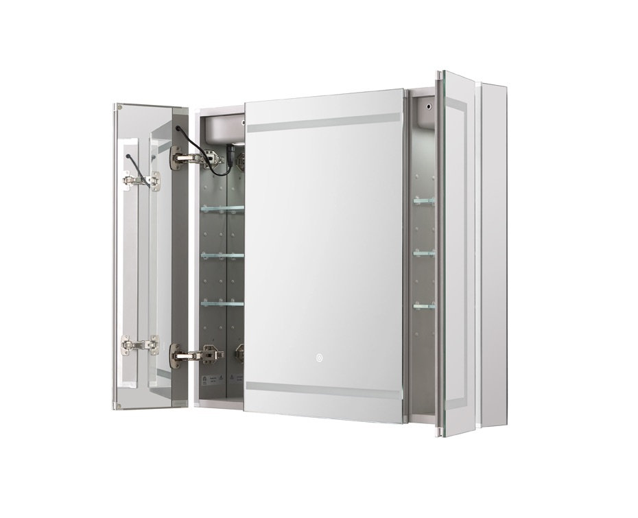 55 Royale Plus 48x36 LED Lighted Triple Door Medicine Cabinet