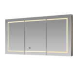 Signature Royale 60x36 LED Lighted Triple Door Medicine Cabinet