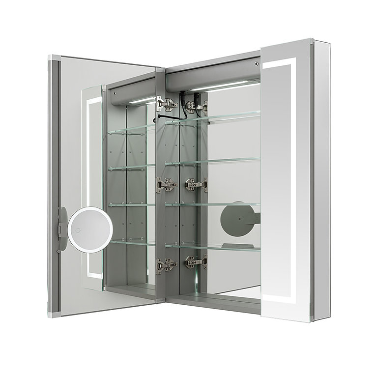 Royale Plus 40x36 LED Lighted Triple Door Medicine Cabinet