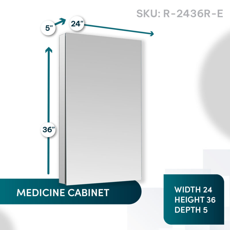 Aquadom Royale 2436 Right Hinge Cabinet