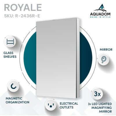 Aquadom Royale 2436 Right Hinge Cabinet (3)