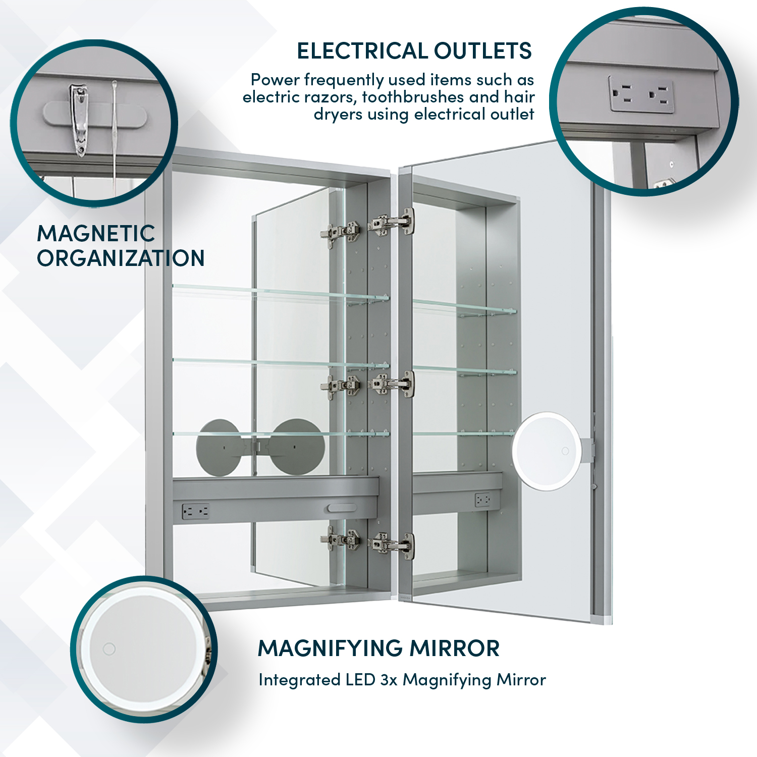 Aquadom Royale 2436 Right Hinge Cabinet
