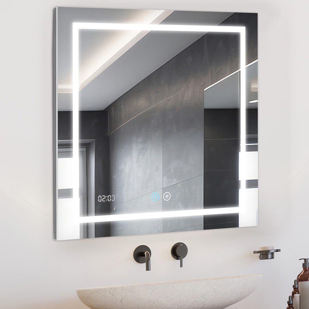 Daytona 30x30 LED Lighted Bathroom Mirror Daytona 30x30 LED Lighted Bathroom Mirror