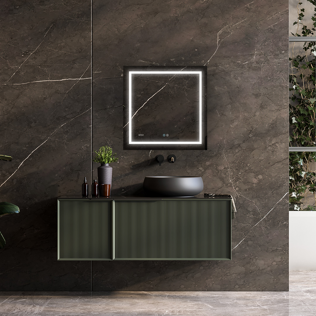 Daytona 30x30 LED Lighted Bathroom Mirror Daytona 30x30 LED Lighted Bathroom Mirror