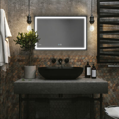 Daytona 40×36 LED Lighted Bathroom Mirror