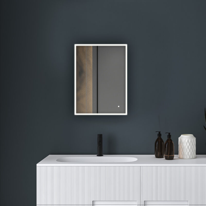 Edge 20x32 LED Lighted Bathroom Mirror