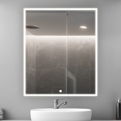 Edge 24×32 LED Lighted Bathroom Mirror