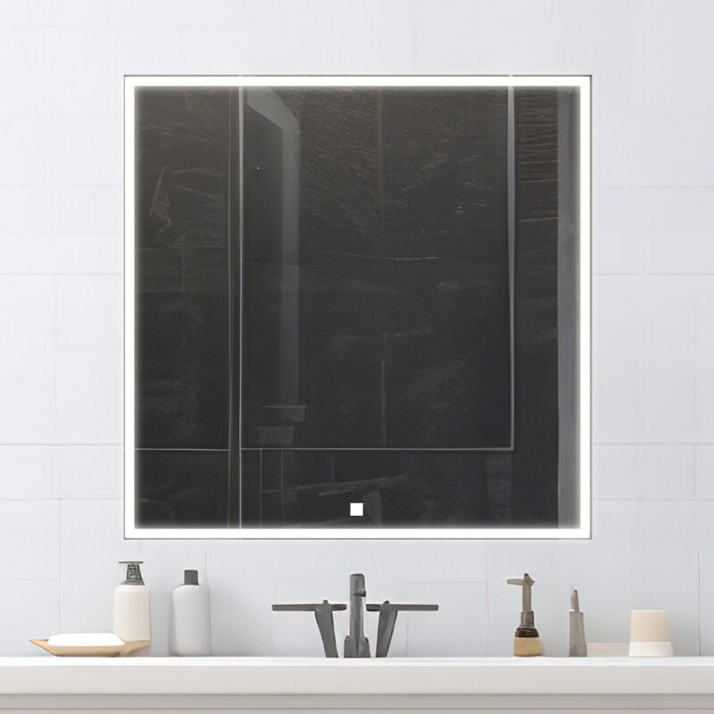 Edge 30x32 LED Lighted Bathroom Mirror