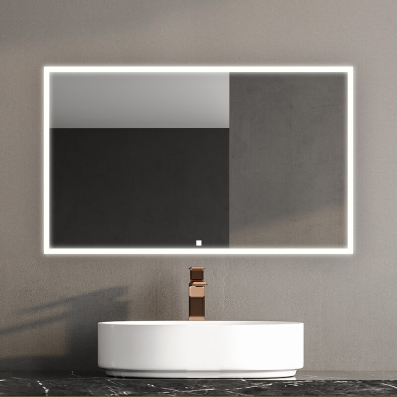 Edge 40x32 LED Lighted Bathroom Mirror