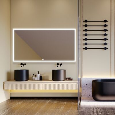 Edge 96×32 LED Lighted Bathroom Mirror