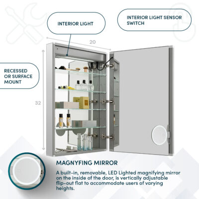 ER-2032 LED Medicine Cabinet (3)