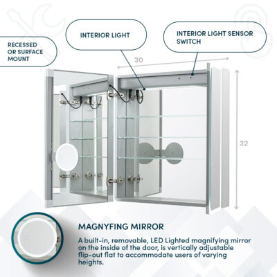 ER-3032 LED Medicine Cabinet Information (3)