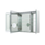 Edge Royale 48x32 LED Lighted Triple Door Medicine Cabinet
