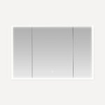 Edge Royale 48x32 LED Lighted Triple Door Medicine Cabinet