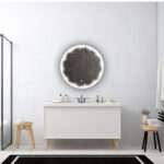 Flame 30 Inches LED Lighted Bathroom Mirror