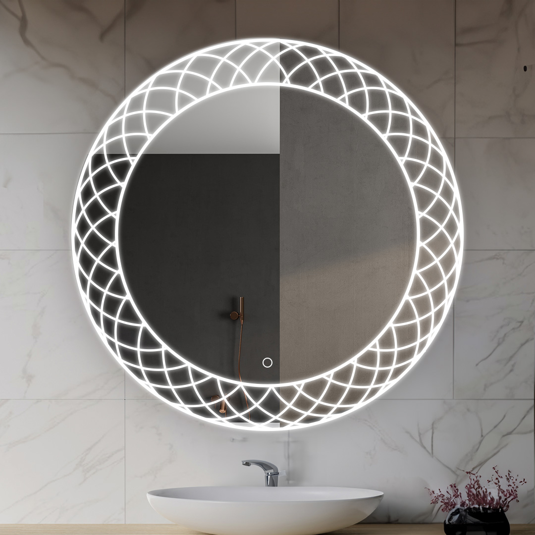 Frost 30 Inches LED Lighted Bathroom Mirror Frost 30 Inches LED Lighted Bathroom Mirror