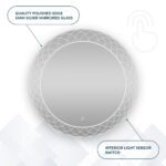 Frost 24 Inches LED Lighted Bathroom Mirror