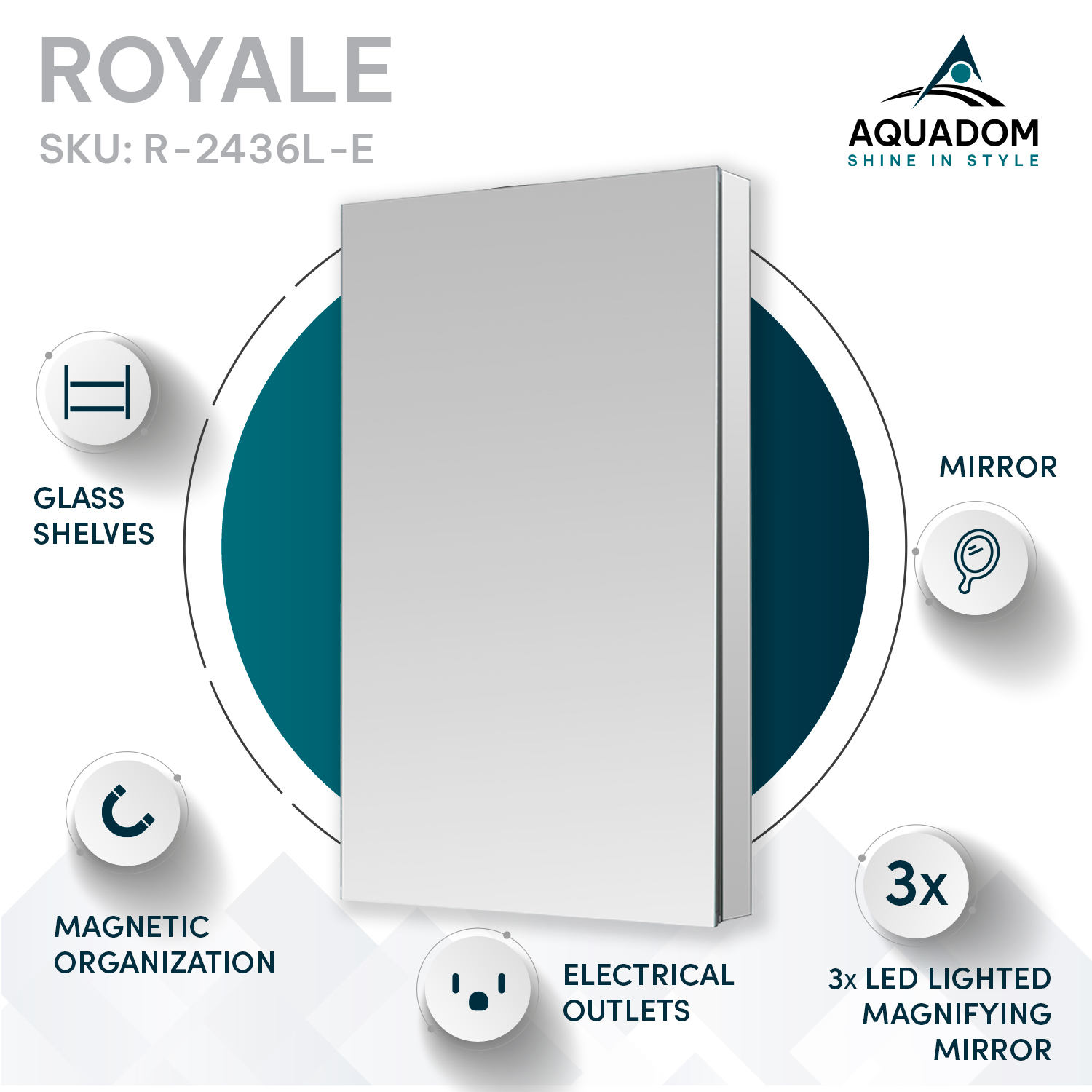 R-2436 Cabinet by Aquadom