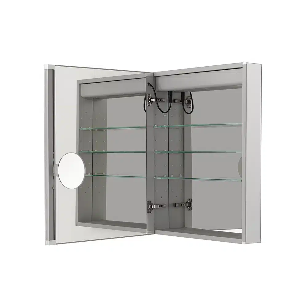 Royale Basic Q 24x30 Left Hinge LED Lighted Medicine Cabinet Royale Basic Q 24x30 Left Hinge LED Lighted Medicine Cabinet