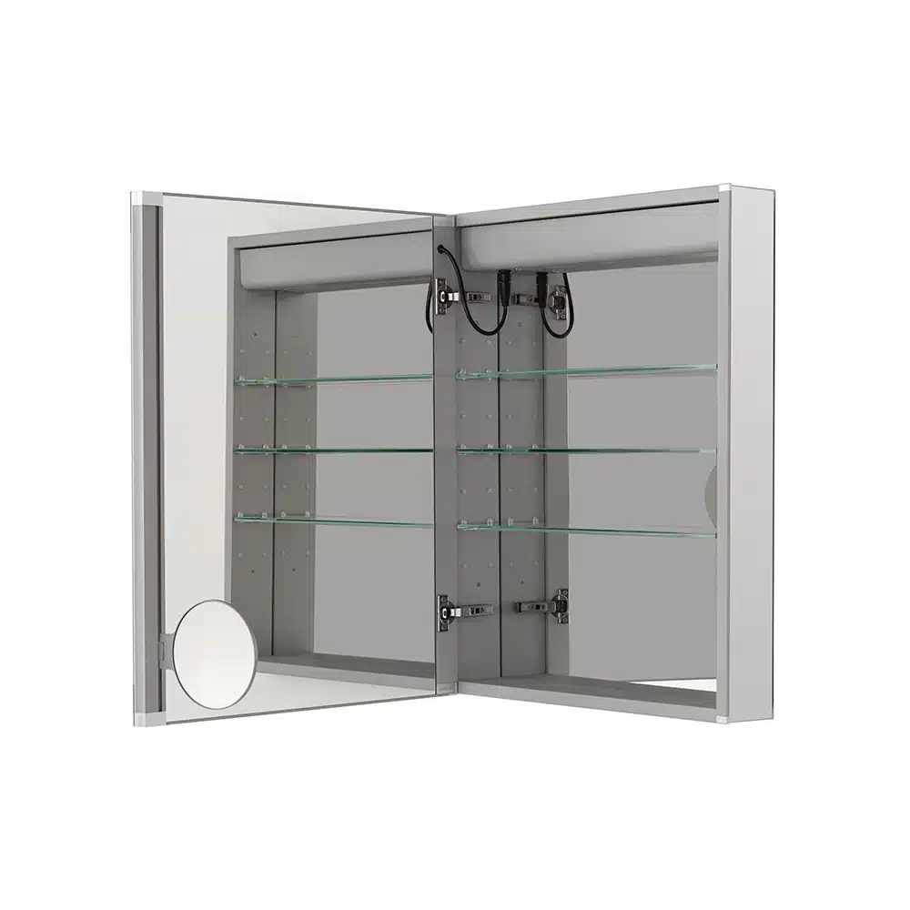 Royale Basic Q 24x30 Left Hinge LED Lighted Medicine Cabinet Royale Basic Q 24x30 Left Hinge LED Lighted Medicine Cabinet