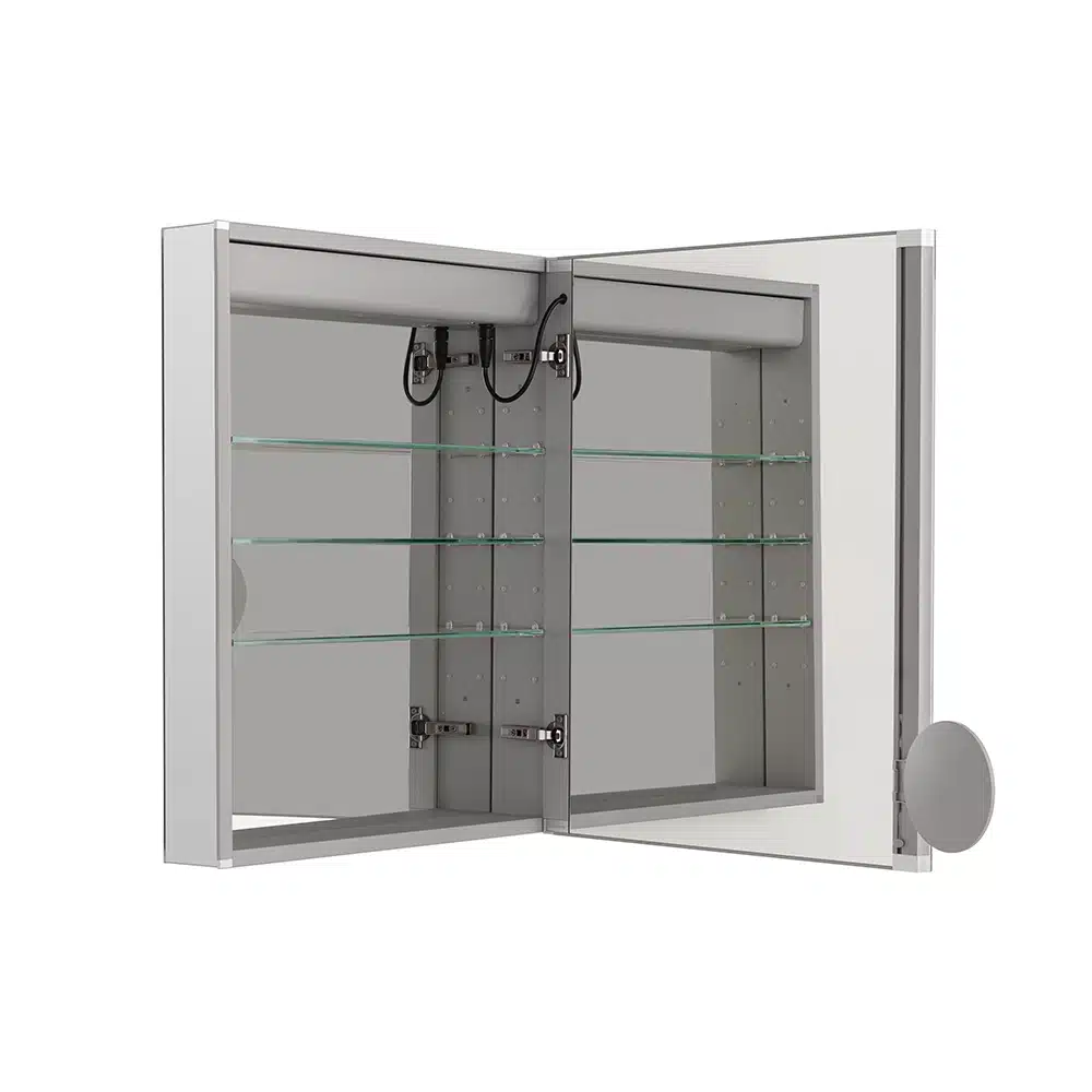 Royale Basic Q 24x30 Right Hinge LED Lighted Medicine Cabinet Royale Basic Q 24x30 Right Hinge LED Lighted Medicine Cabinet