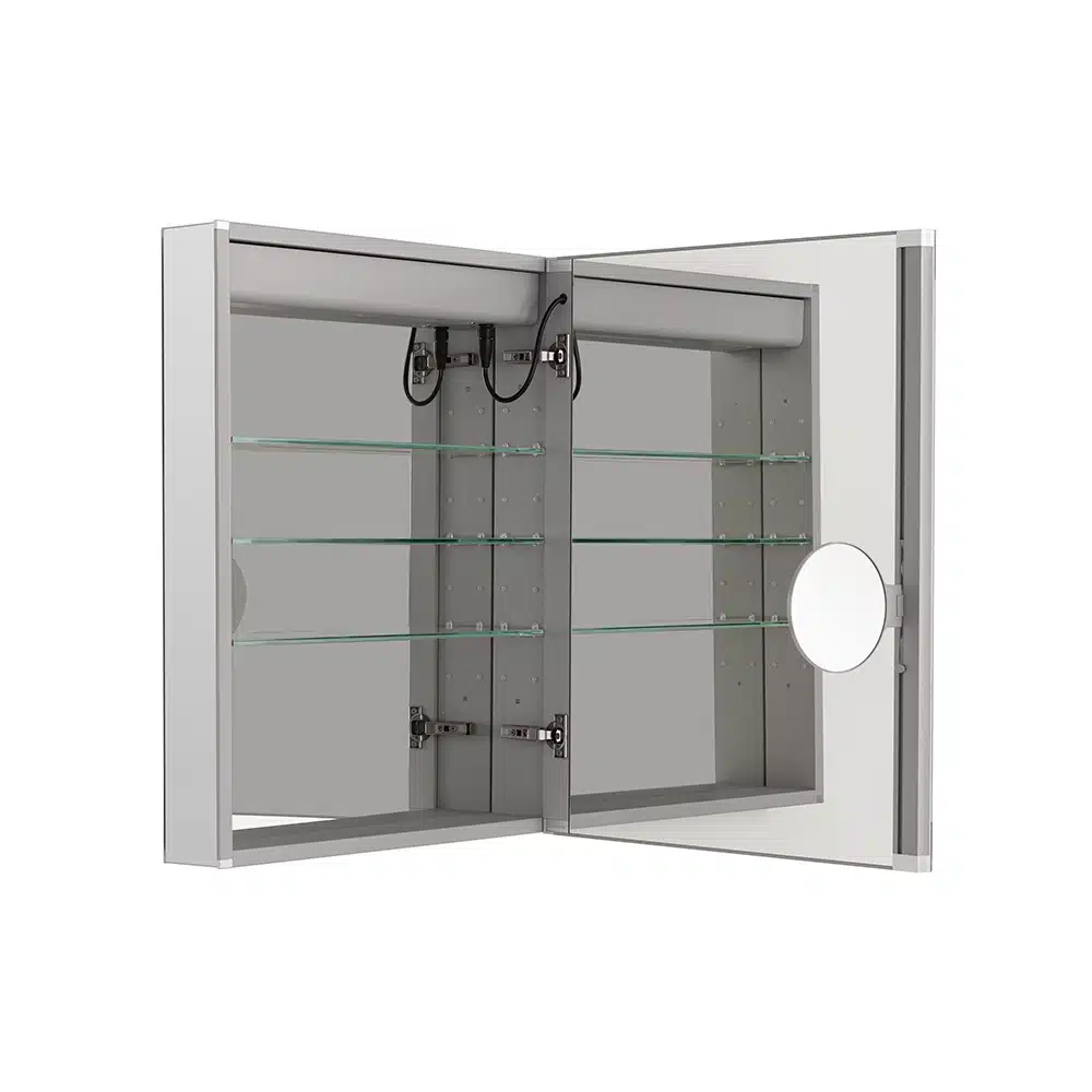 Royale Basic Q 24x30 Right Hinge LED Lighted Medicine Cabinet Royale Basic Q 24x30 Right Hinge LED Lighted Medicine Cabinet