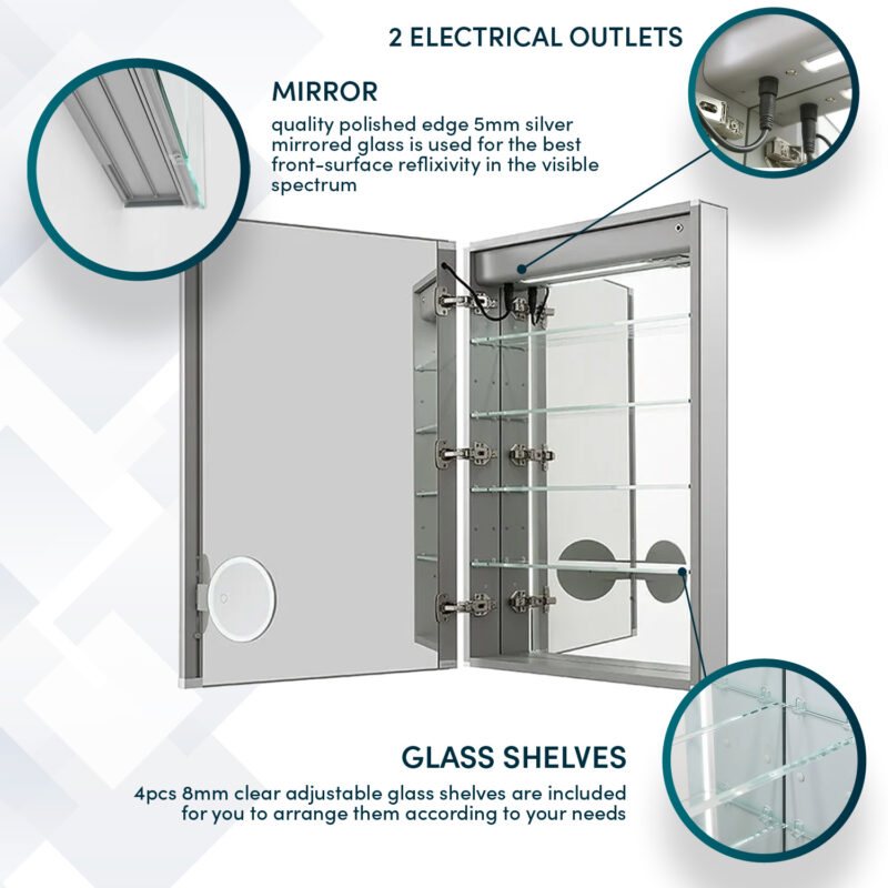 RP-2436L LED Medicine CAbinet