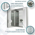 RP-3630 LED Medicine Cabinet by Aquadom