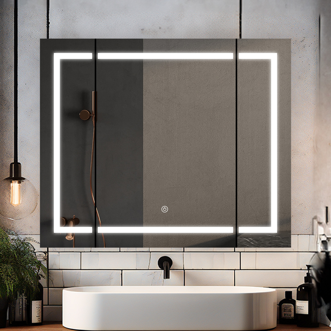 Royale Plus 36x30 LED Lighted Triple Door Medicine Cabinet Royale Plus 36x30 LED Lighted Triple Door Medicine Cabinet