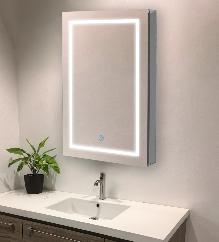 Royale Plus 24x36 Left Hinge LED Lighted Medicine Cabinet Royale Plus 24x36 Left Hinge LED Lighted Medicine Cabinet