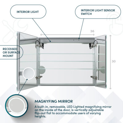 Rp-3630 LED Cabient For Bathroom (3)