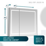 Rp-3630 LED Cabient For Bathroom