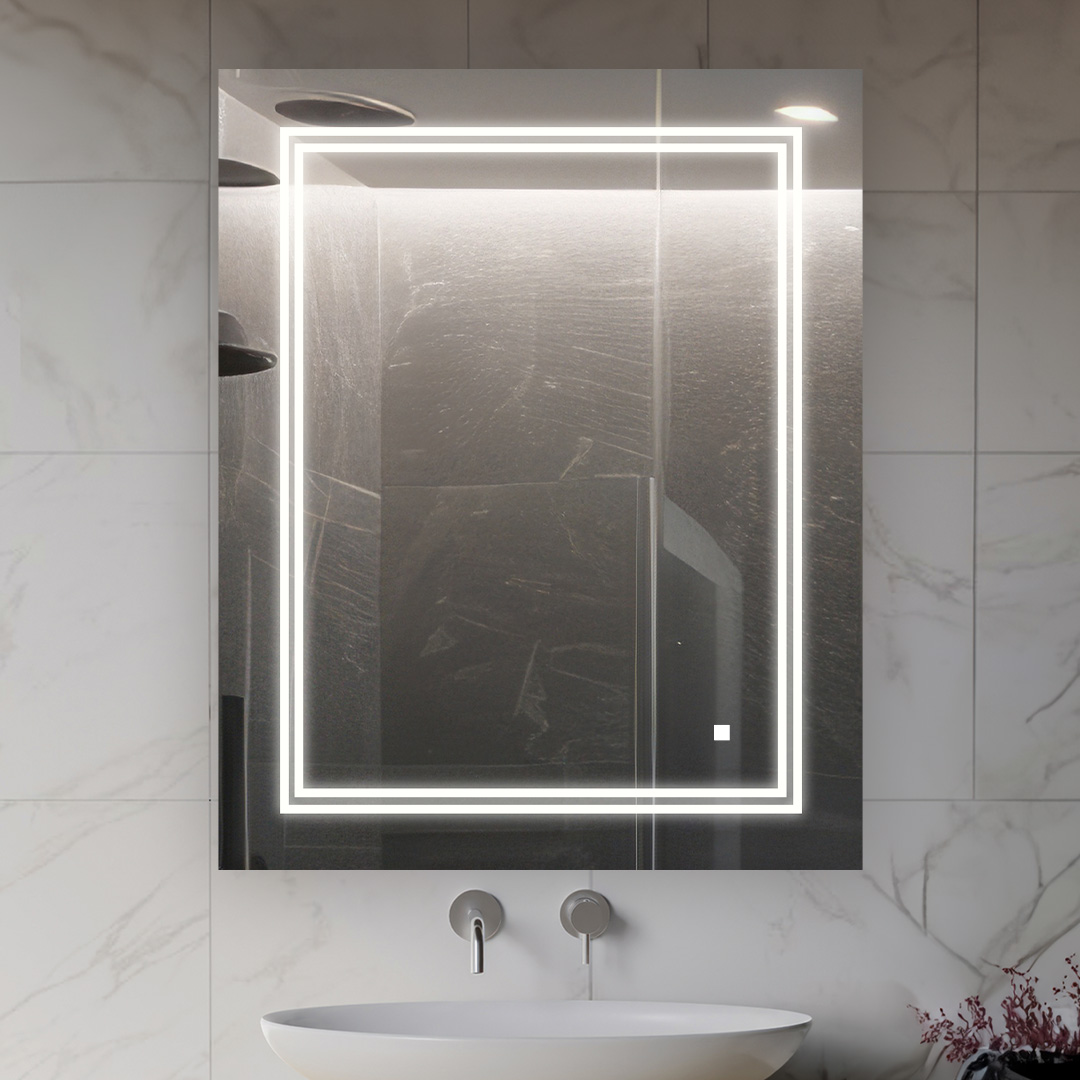 SOHO 24x30 LED Lighted Bathroom Mirror by Aquadom USA