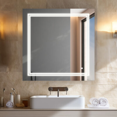 SOHO 36×36 LED Lighted Bathroom Mirror