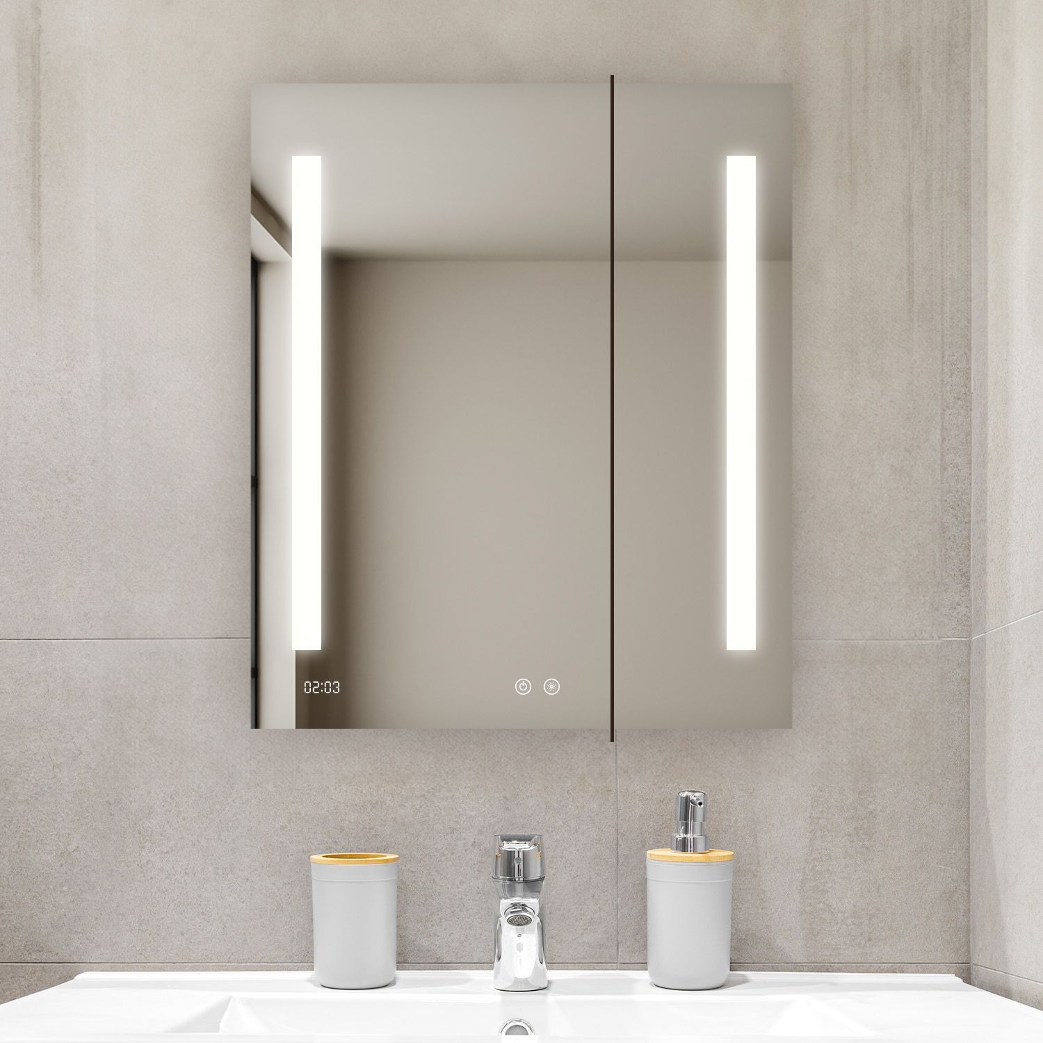 Signature Royale 30x36 LED Lighted Medicine Cabinet Signature Royale 30x36 LED Lighted Medicine Cabinet